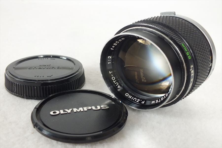 ★ OLYMPUS オリンパス F.ZUIKO AUTO-T 1:2 85mm レンズ 中古 現状品 240501Y8059の画像1