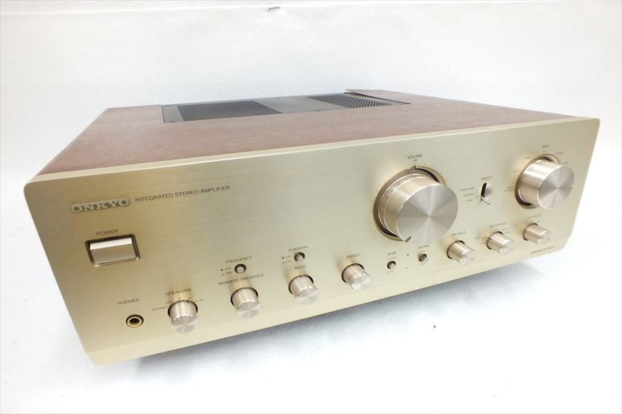 ◆ ONKYO オンキョー A-927 アンプ 音出し確認済 中古 240509M5170_画像1