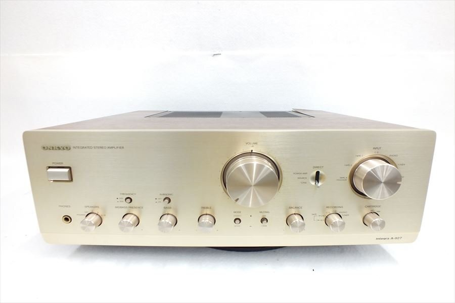 ◆ ONKYO オンキョー A-927 アンプ 音出し確認済 中古 240509M5170_画像2