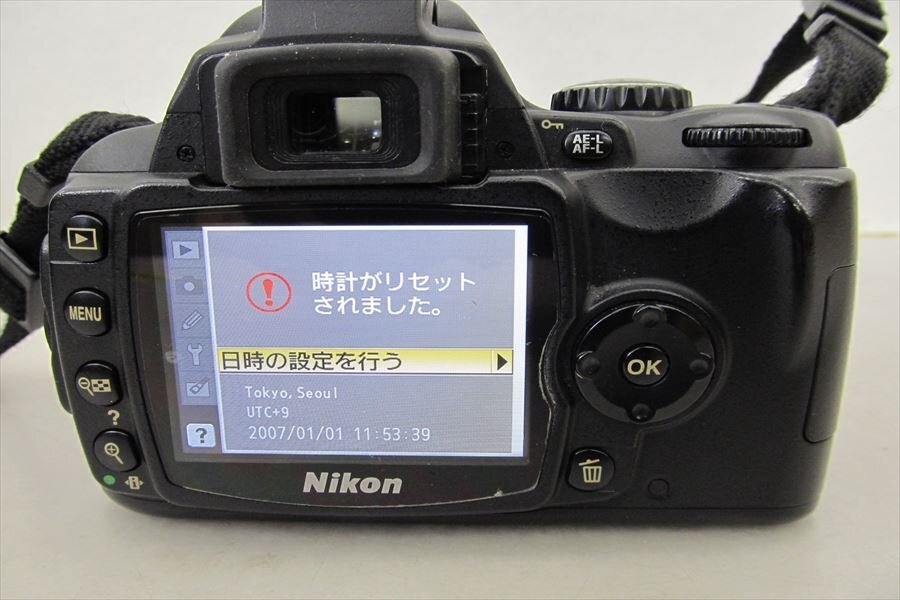 ▼ Nikon ニコン D40x デジタル一眼レフ AF-S NIKKOR 55-200mm 1:4-5.6G AF-S NIKKOR 18-55mm1:3.5-5.6Gll 中古 240407M4631の画像6
