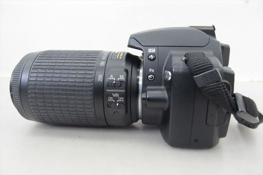 ▼ Nikon ニコン D40x デジタル一眼レフ AF-S NIKKOR 55-200mm 1:4-5.6G AF-S NIKKOR 18-55mm1:3.5-5.6Gll 中古 240407M4631の画像4