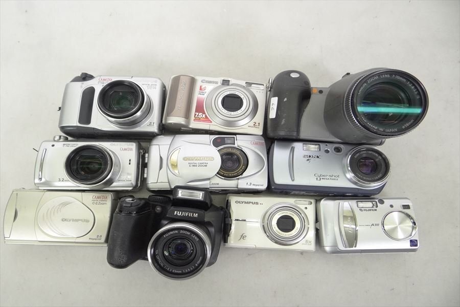 ▼ コンパクトデジタルカメラ約50台 メーカー様々 デジタルカメラ 中古 現状品 240405R9271_画像2