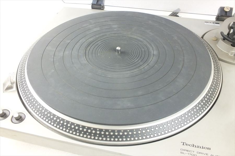 ☆ Technics テクニクス SL-1700 ターンテーブル 中古 現状品 240407M4756_画像2