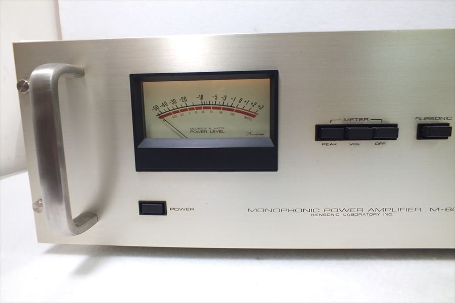 * Accuphase Accuphase M-60 pair set monaural power amplifier used present condition goods 240506G6123