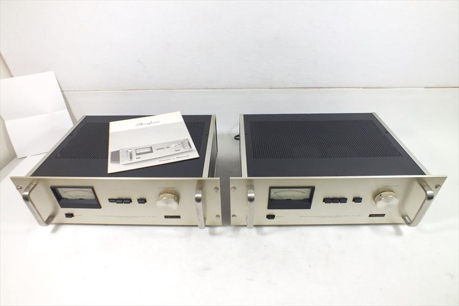 * Accuphase Accuphase M-60 pair set monaural power amplifier used present condition goods 240506G6123