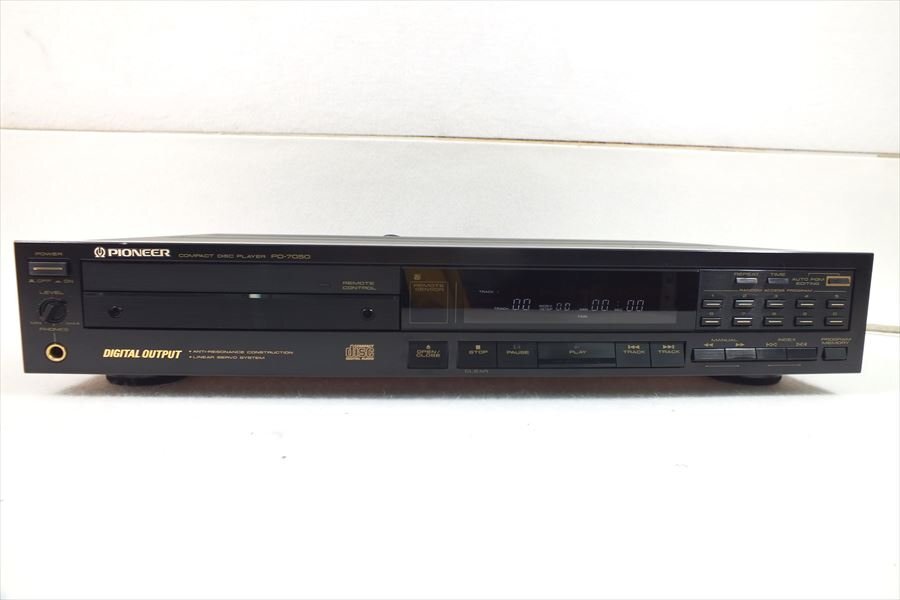 □ PIONEER パイオニア PD-7050 CDプレーヤ 音出し確認済 中古 現状品 240506H2309_画像2