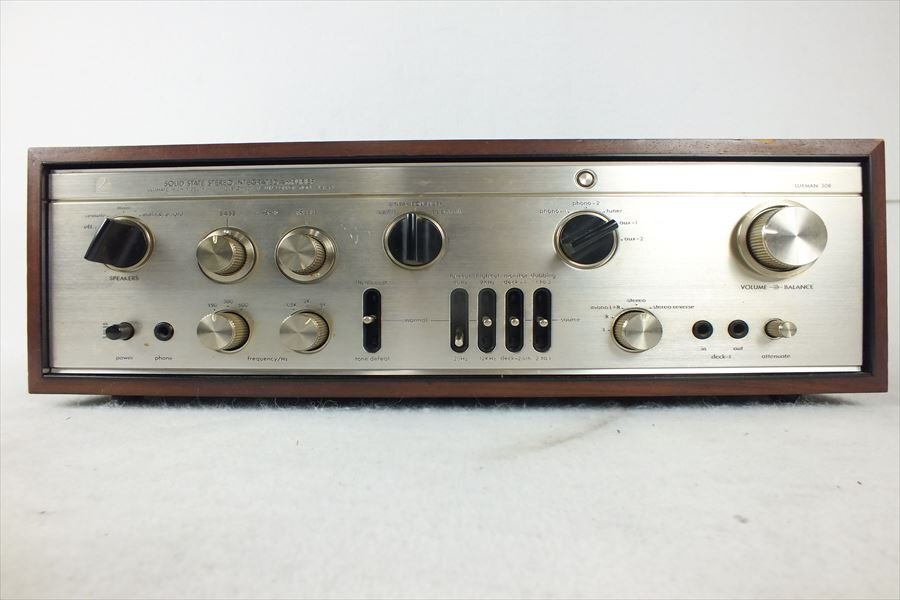 ★ LUXMAN ラックスマン L-308 アンプ 中古 現状品 240501Y8200_画像2