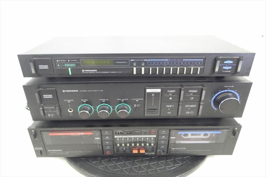 ▼ PIONEER パイオニア F-Y77 A-Y55 CT-Y77W オーディオセット 中古 現状品 240505H3263_画像1