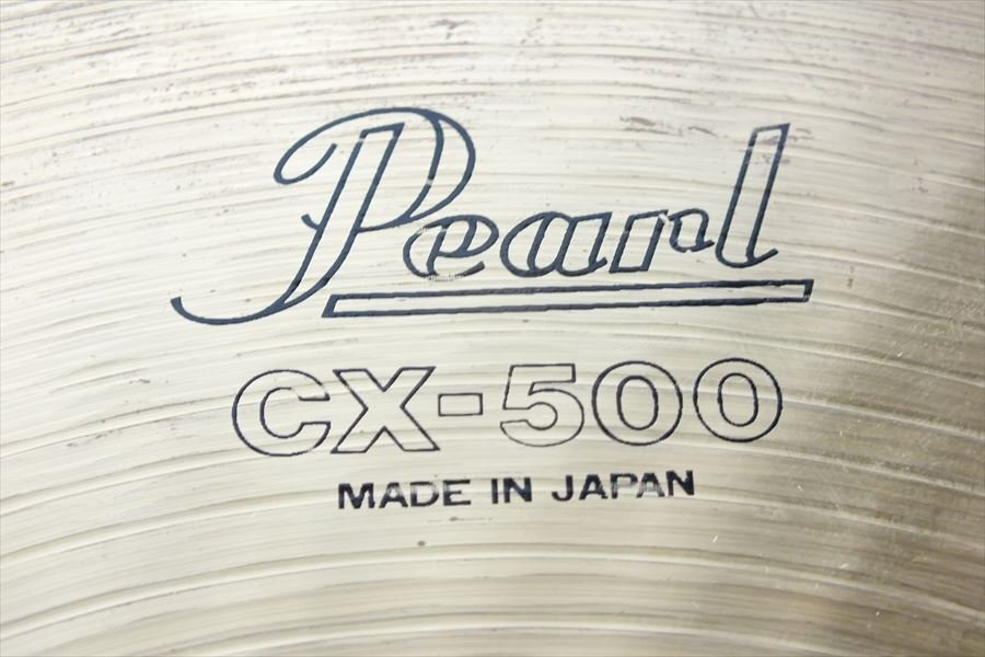 ★ Pearl パール CX-500 ハイハットシンバル 中古 現状品 240401Y8461_画像8