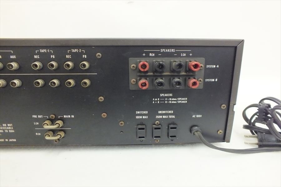 ◆ DENON デノン PMA-830 アンプ 現状品 中古 240509A1081_画像8