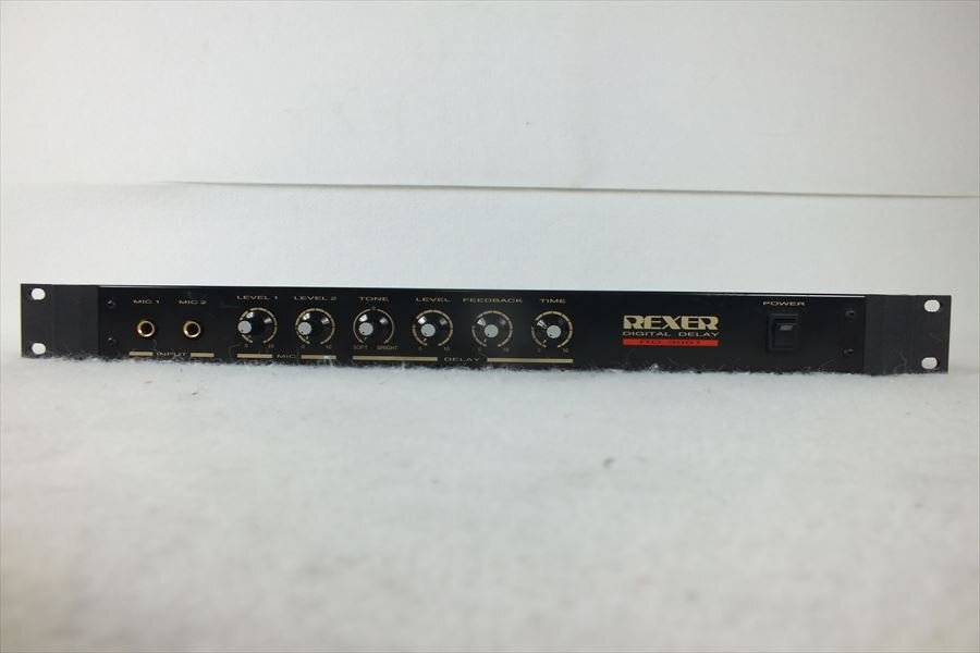 ★ REXER RD-3001 レクサー デジタルディレイ 中古 現状品 240401Y8155_画像2