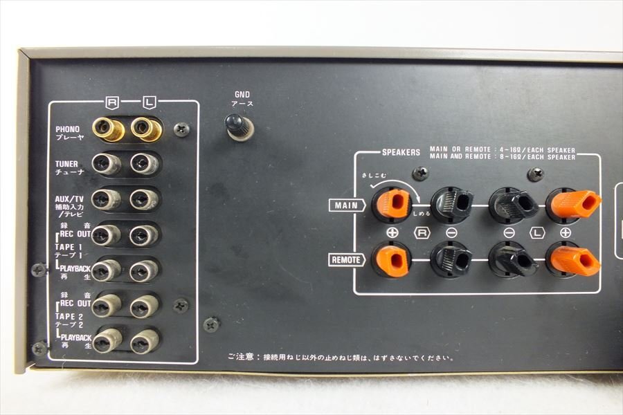 ★ Technics テクニクス SU-V6 アンプ 中古 現状品 240401N3324_画像10