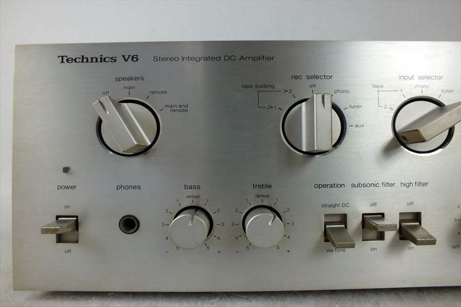 ★ Technics テクニクス SU-V6 アンプ 中古 現状品 240401N3324_画像3