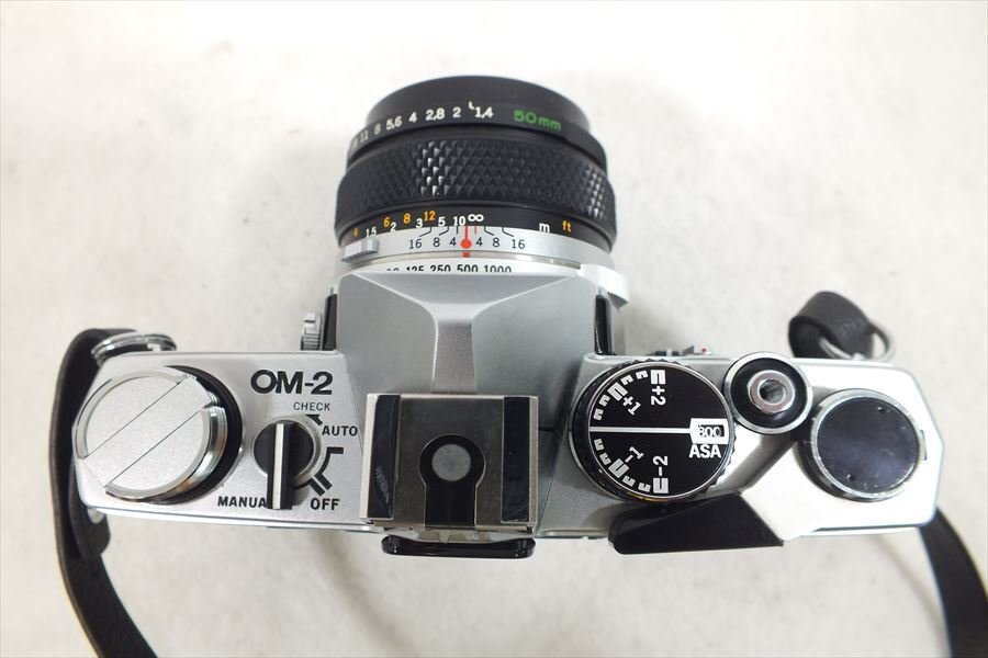 □ OLYMPUS オリンパス OM-2 フィルム一眼レフ G.ZUIKO 1.4 50mm 中古 現状品 240406B5069_画像4