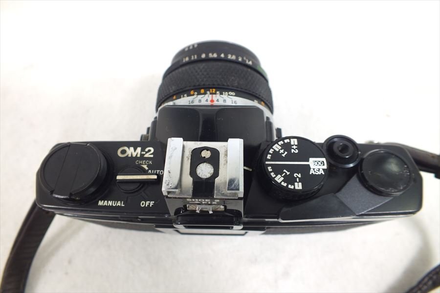 □ OLYMPUS オリンパス OM-2 フィルム一眼レフ G.ZUIKO AUTO-S 1:1.4 50mm 中古 現状品 240506G6226_画像4
