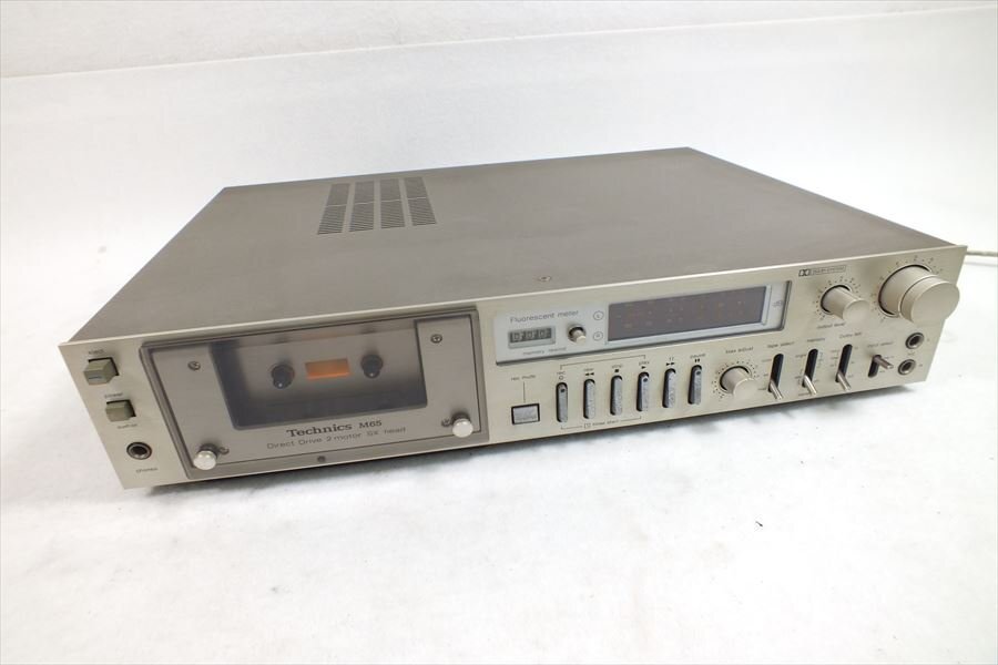 □ Technics テクニクス RS-M65 カセットデッキ 中古 現状品 240506G6134_画像3