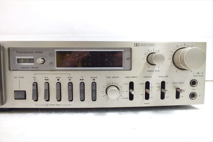 □ Technics テクニクス RS-M65 カセットデッキ 中古 現状品 240506G6134_画像5