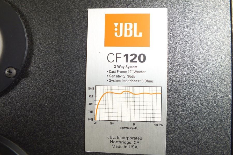 □ JBL CF120 スピーカー 音出し確認済 中古 現状品 240506G6231_画像10