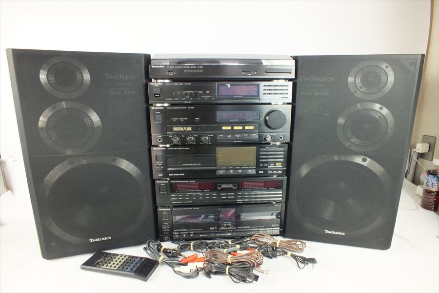 ★ Technics テクニクス SL-J80R ST-D7000 SU-D7000 SL-D7000 SH-D7000 RS-D7000 SB-D7000 システムコンポ 現状品 中古 240501Y8194_画像1