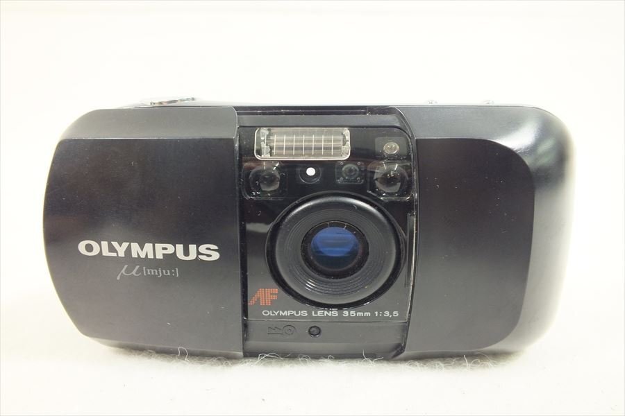 □ OLYMPUS オリンパス μ[mju:]35mm 1:3.5 コンパクトカメラ シャッター切れOK 中古 現状品 240506H2507_画像2