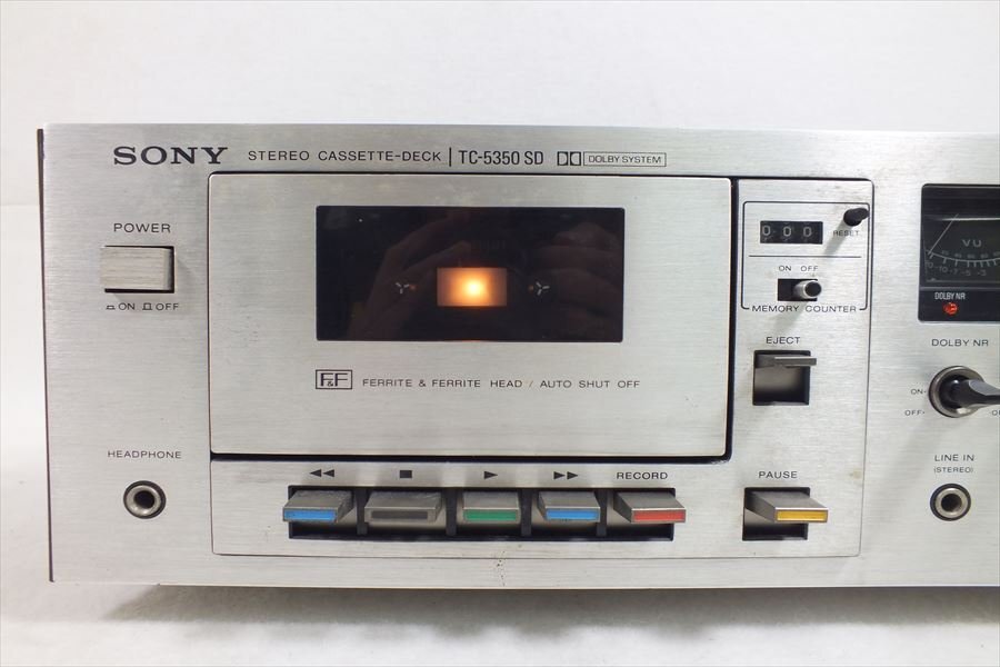 □ SONY ソニー TC-5350SD カセットデッキ 中古 現状品 240506G6205_画像4