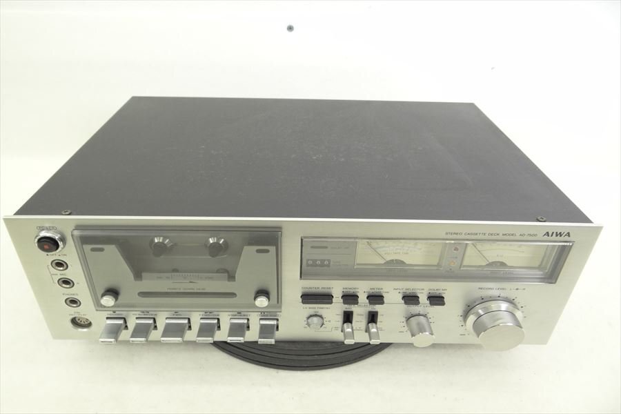 ▼ AIWA アイワ AD-7500 カセットデッキ 中古 現状品 240505K2032_画像1