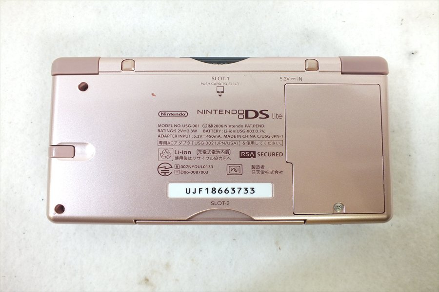 ◇ Nintendo USG-001 ニンテンドーDS Lite 音出し確認済 中古 現状品 240508T3031_画像8