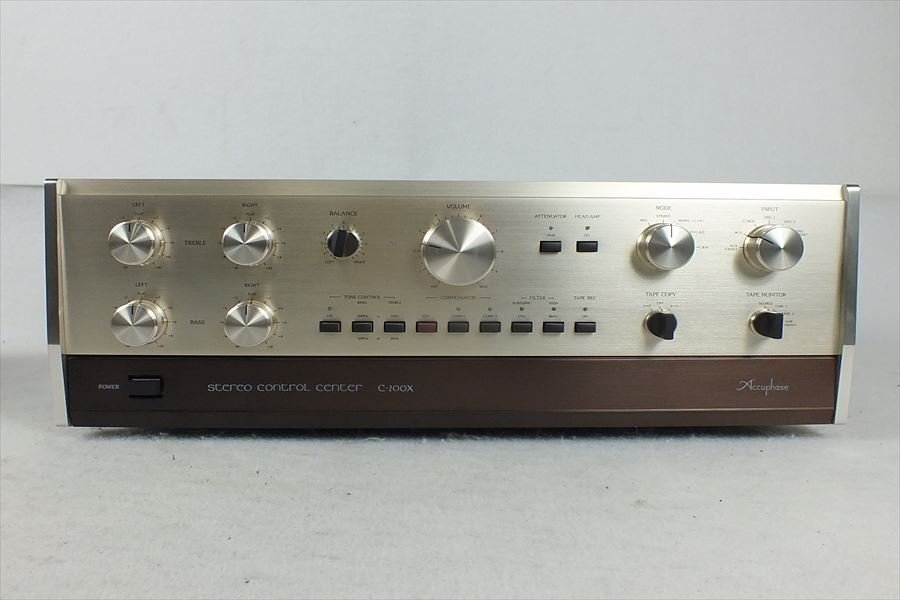 ★ Accuphase アキュフェーズ C-200X アンプ 中古 現状品 240501N3203_画像2
