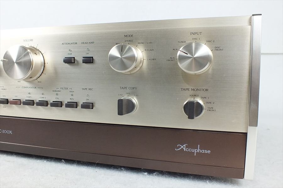 ★ Accuphase アキュフェーズ C-200X アンプ 中古 現状品 240501N3203_画像4