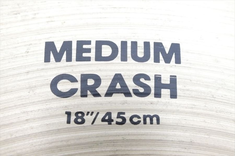 * Zildjian Jill Jean MEDIUM CRASH 18~/45cm авария тарелки б/у текущее состояние товар 240506G6117B