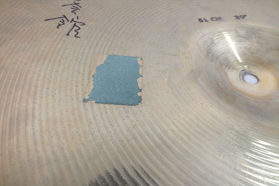 □ SABIAN MEDIUM RIDE 51cm 20” ライドシンバル 中古 現状品 240506G6114_画像8