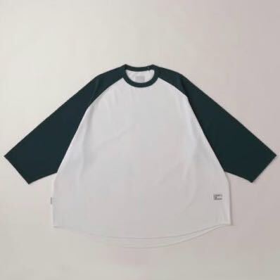 S.F.C Stripes For Creative　S.F.C RAGLAN BASEBALL TEE ストライプスフォークリエイティブ　エスエフシー　ラグラン　SIZE L グリーン_画像1