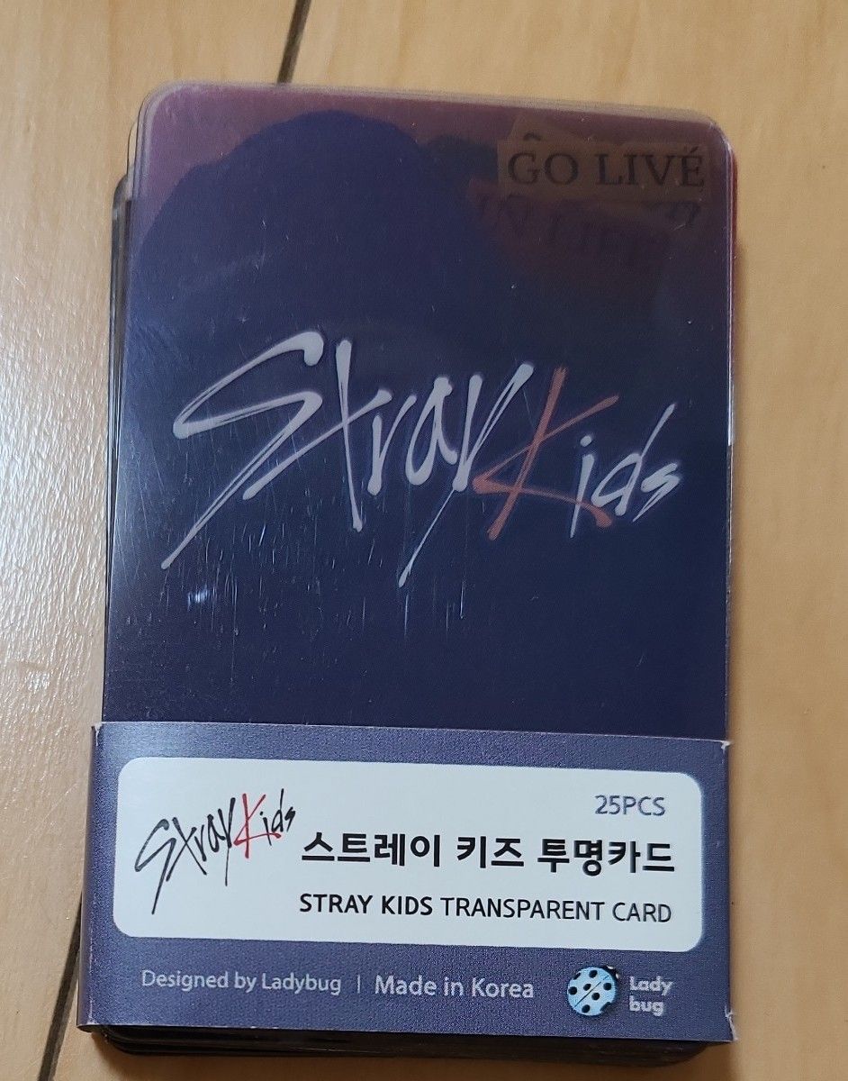 StrayKids ストレイキッズ スキズ 透明 トレカ カード 25p 韓流 グッズ