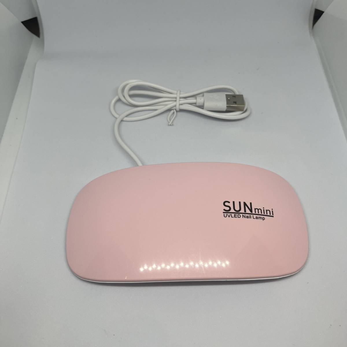 ジェルネイルライト ピンク USB コンパクト UVライトレジン硬化LED_画像5