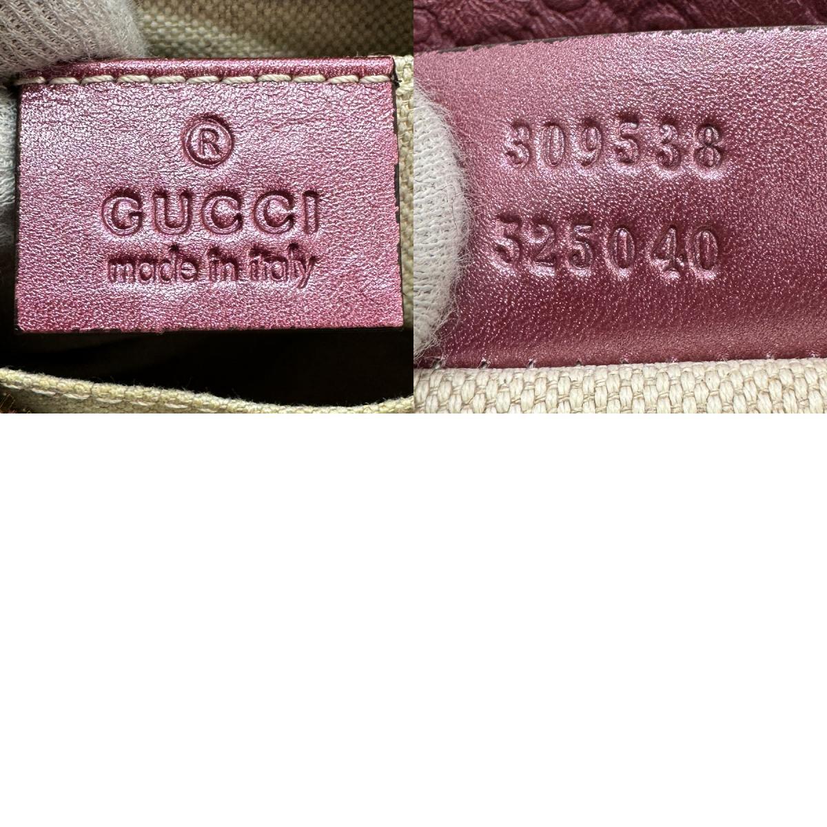 グッチ GUCCI 斜め掛けショルダーバッグ マイクログッチシマ レザー メタリックパープル z0812_画像10