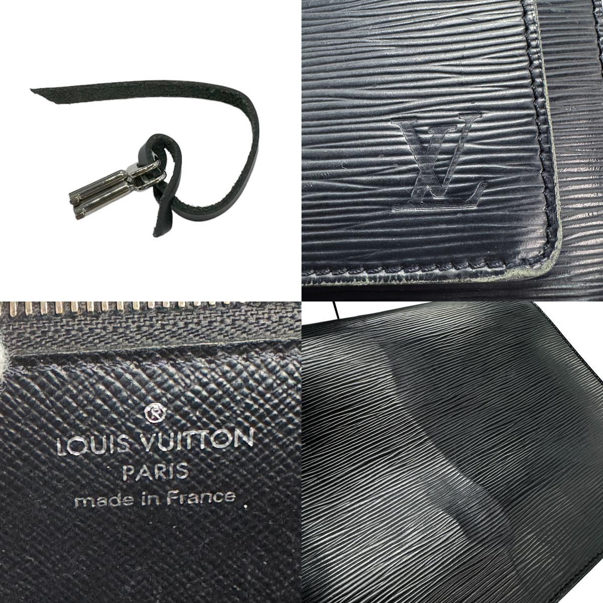 ルイ ヴィトン LOUIS VUITTON ハンドバッグ ショルダーバッグ モンソー エピレザー ノワール z1018_画像10