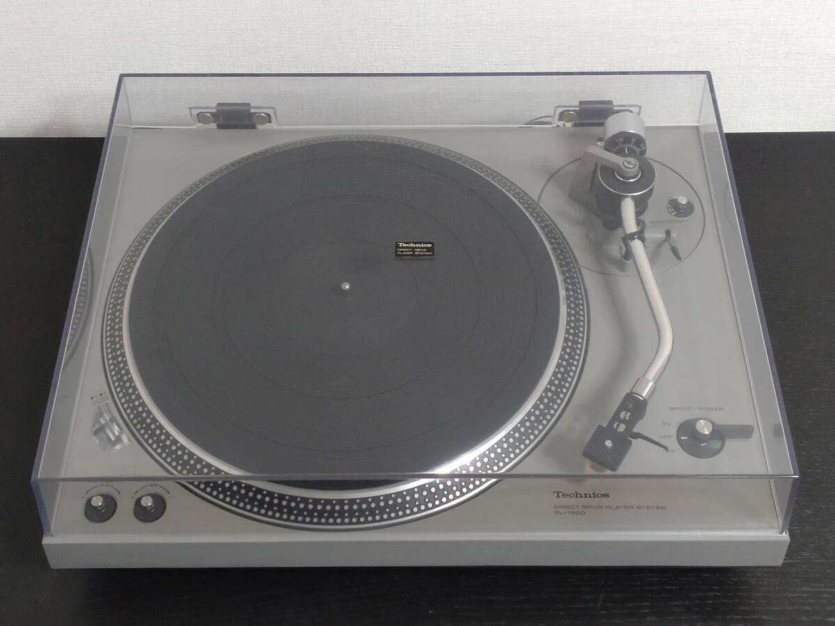 【中古・動作品】★ Technics・テクニクス ★ SL-1500 ★ ダイレクトドライブ・レコードプレーヤー ★ カートリッジ、新針付きの画像2