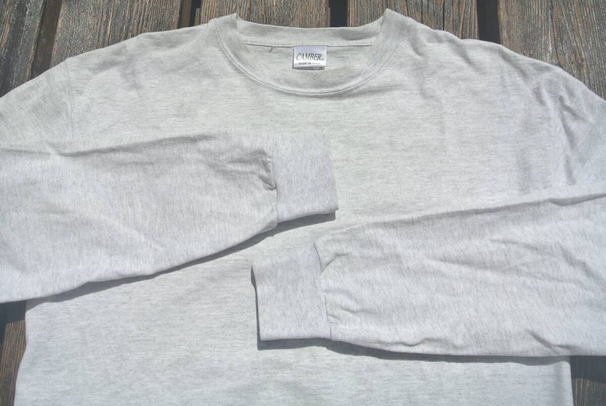 Camber キャンバー 長袖Tシャツ Made in USA Medium_画像2