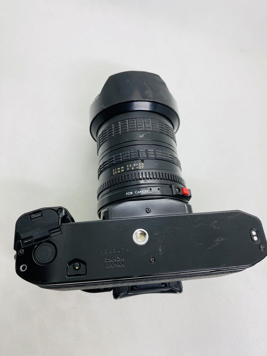 　Canon キャノン　AL-1 一眼レフ　フィルムカメラ　/ sigma zoom 1:3.5-4 f=21-35mm ジャンク扱い_画像7