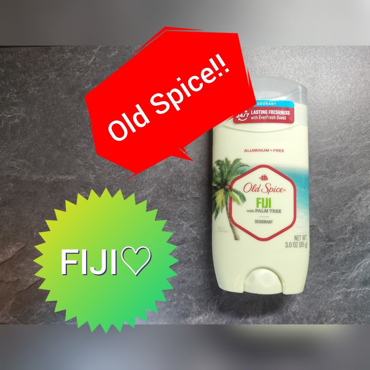 【新品】Old Spice オールドスパイス デオドラント フィジー 85g アルミニウムフリー 青スティック 当日または翌日発送