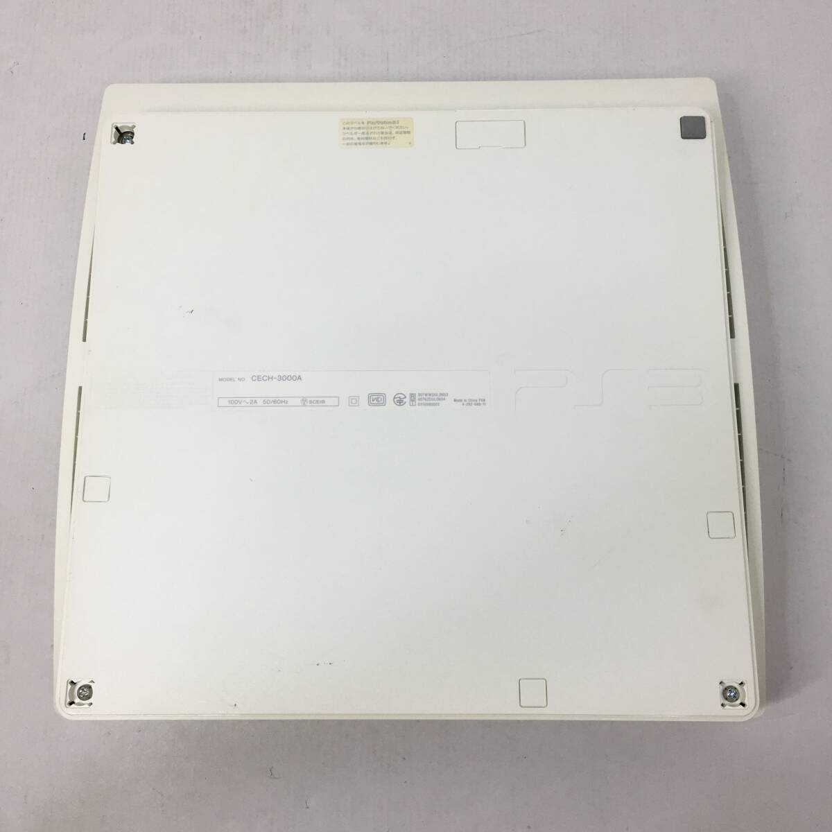 : １円～ 中古 [本体のみ] PlayStation 3 160GB (CECH-3000A) 通電確認/初期化済 欠品あり 現状品渡し PS3ハード プレイステーション の画像4