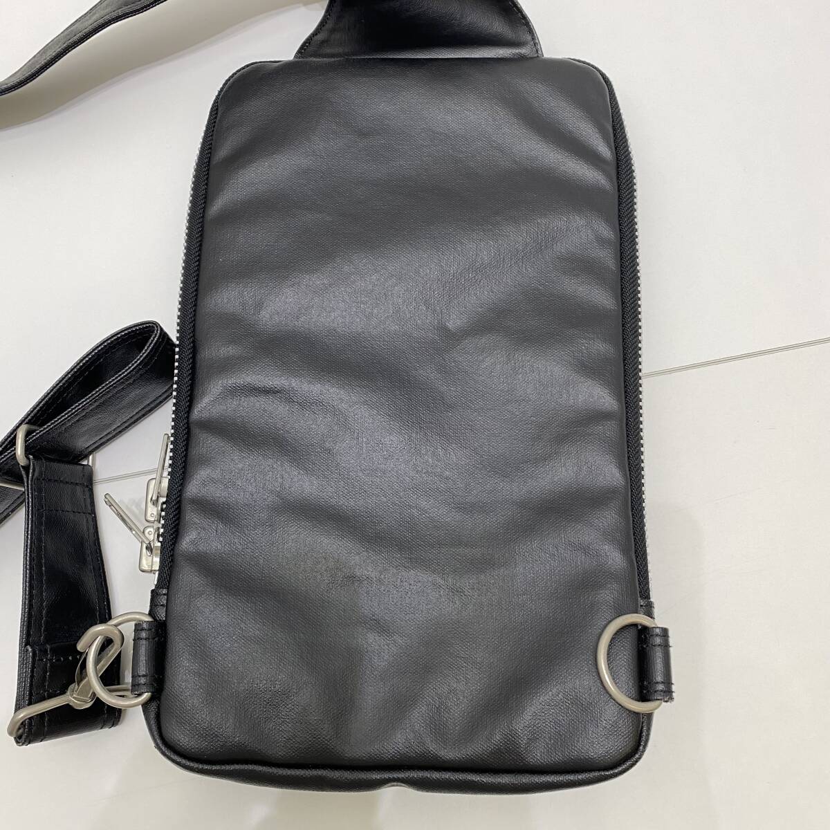 【中古】PORTER ポーター スリング ショルダーバッグ ブラック 1円～_画像3