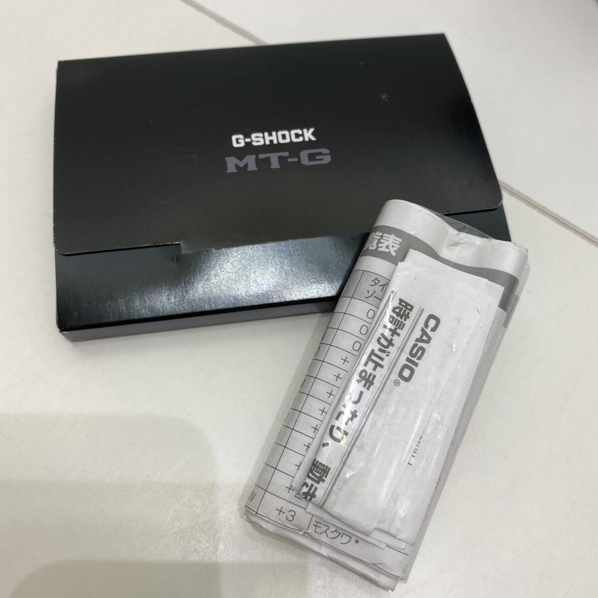 【中古】CASIO カシオ MT-G ソーラー電波腕時計 Bluetooth G-SHOCK MTG-B1000B-1AJF ブラック/レッド 1円～_画像10