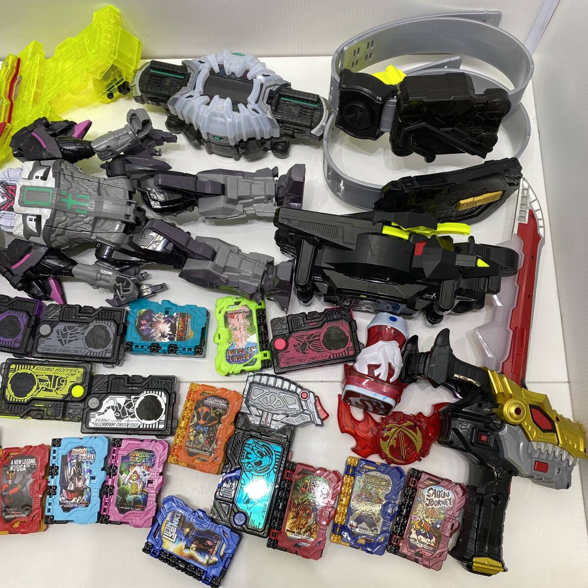 [ Junk ] Kamen Rider metamorphosis belt etc. toy summarize not yet inspection goods scratch have 1 jpy ~