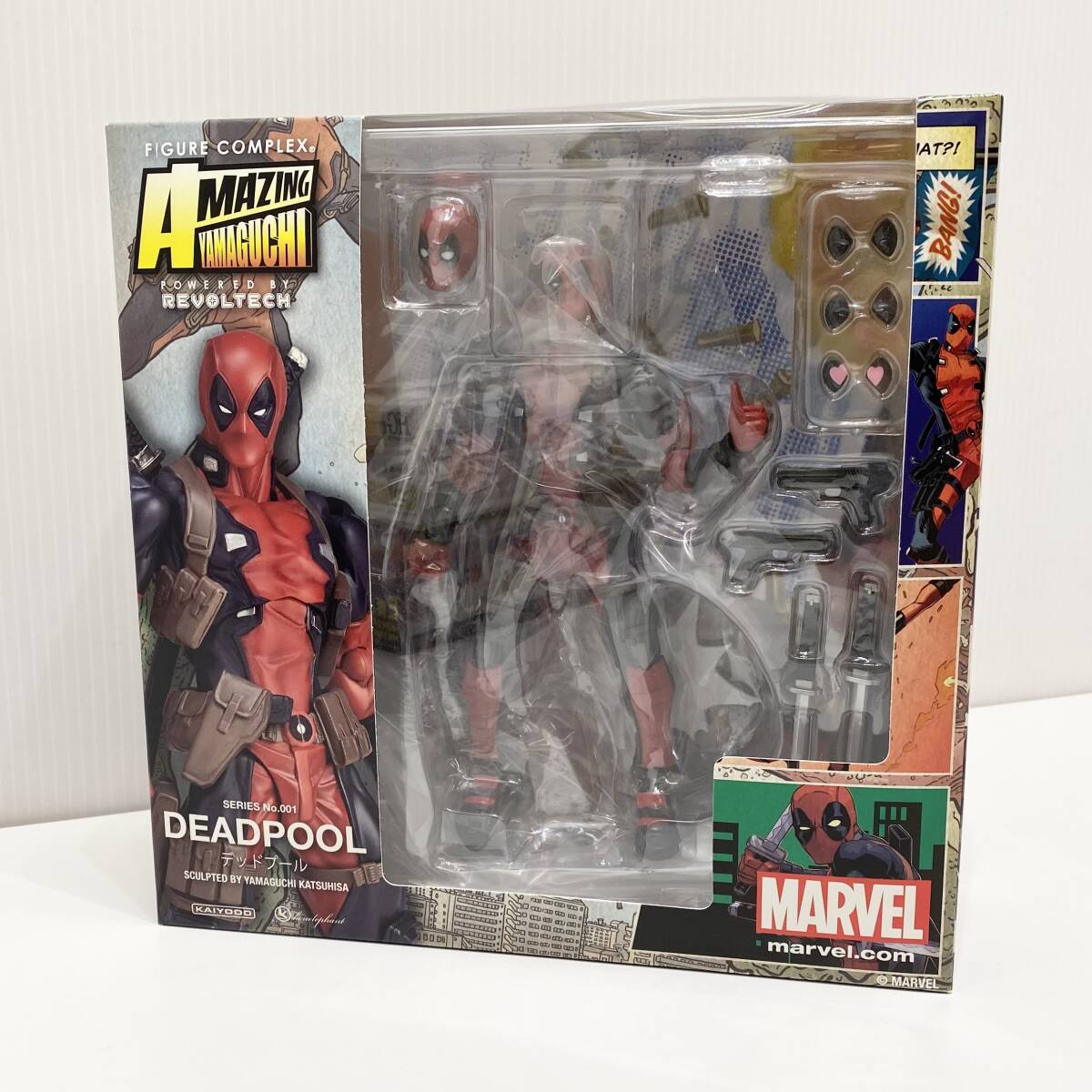 【中古】FIGURE COMPLEX AMAZING YAMAGUCHI Series No.001 DEADPOOL デッドプール 箱傷み有 1円～_画像1