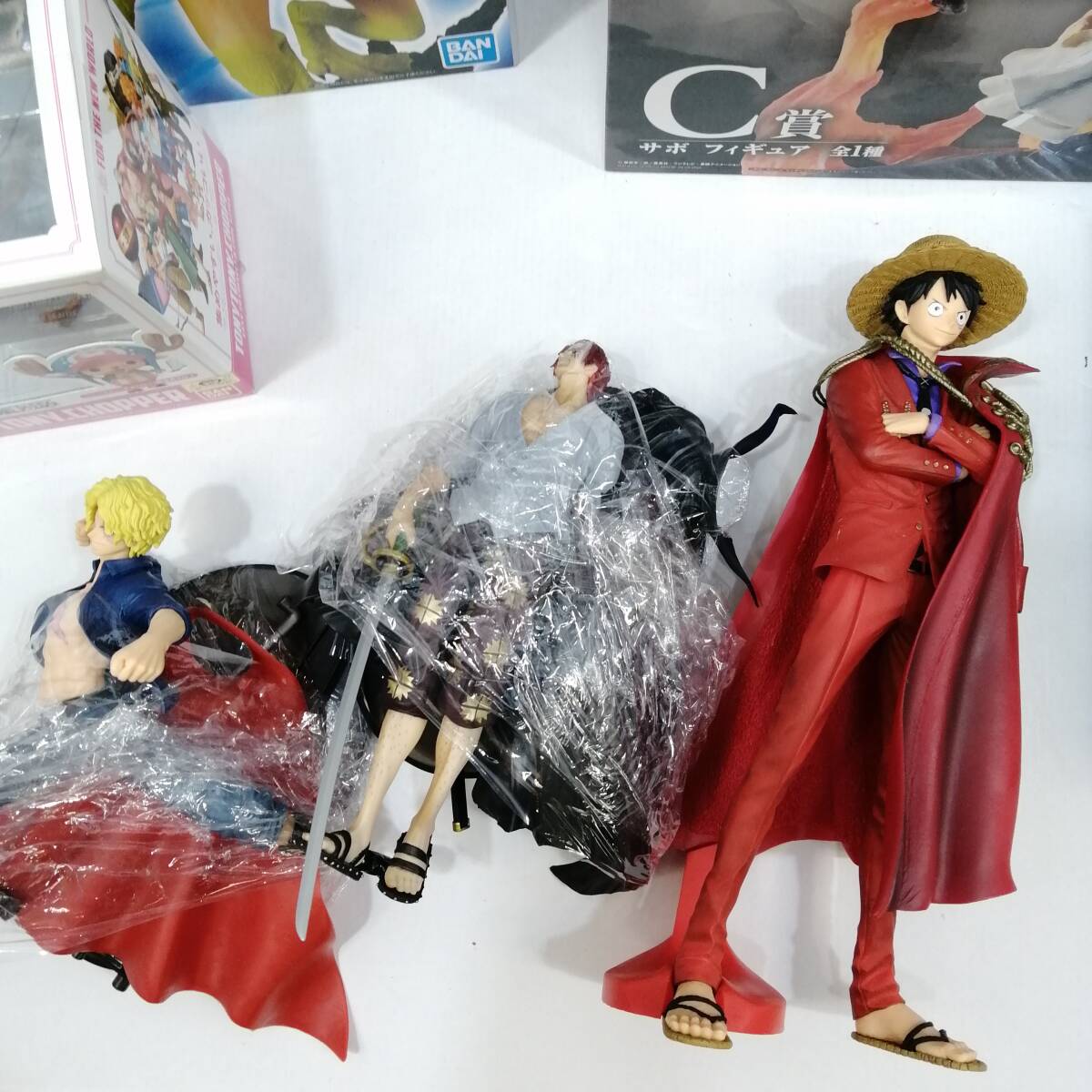 1円～ジャンク＃ONE PIECE フィギュアセット キズ汚れ、破損あり 2個口発送_画像2