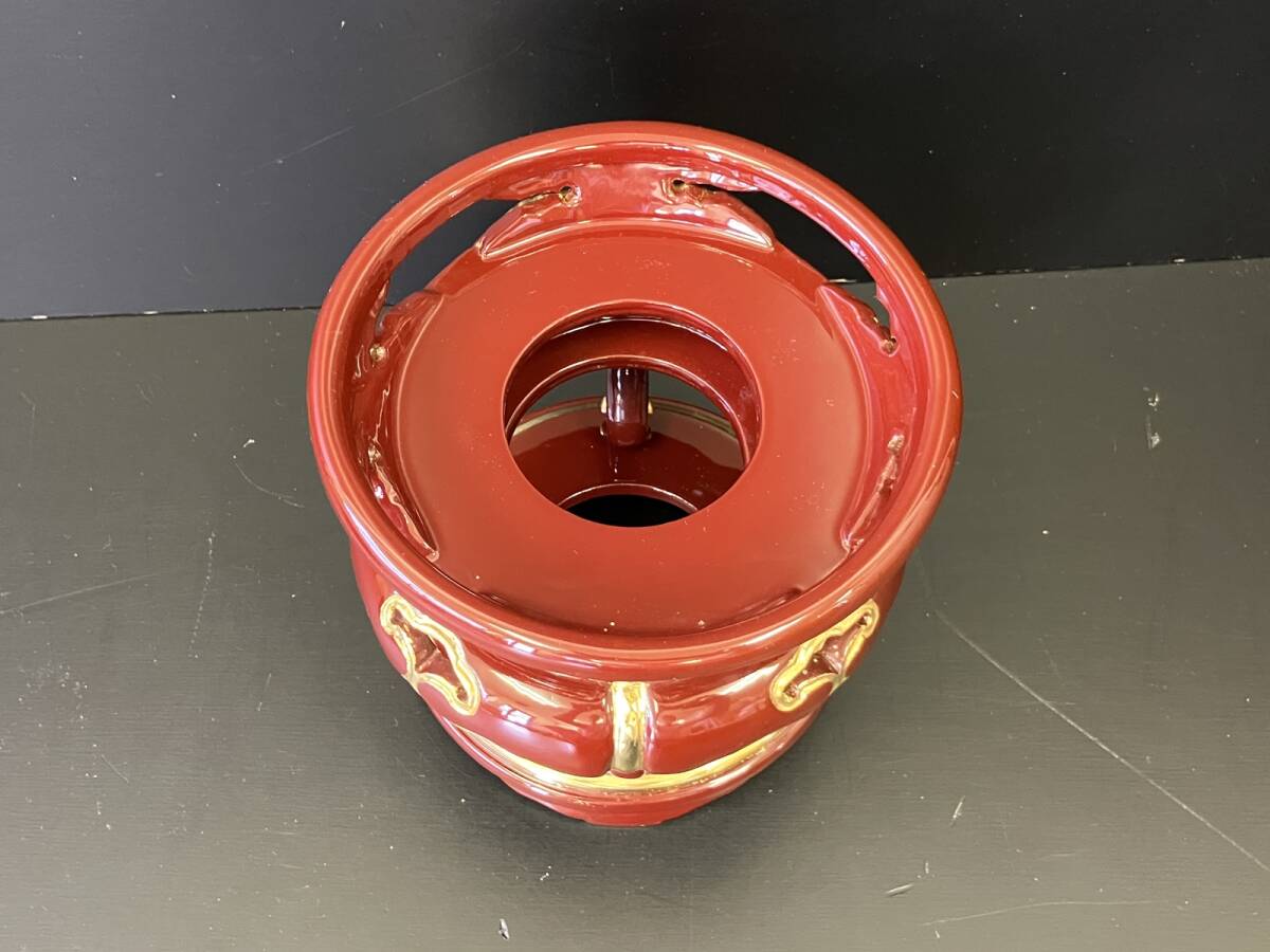 ◇【仏教美術・寺院仏具】大徳寺りん・朱塗り金箔丸金台・りん ◇【仏教美術・寺院仏具】大徳寺りん・朱塗り金箔丸金台・りん