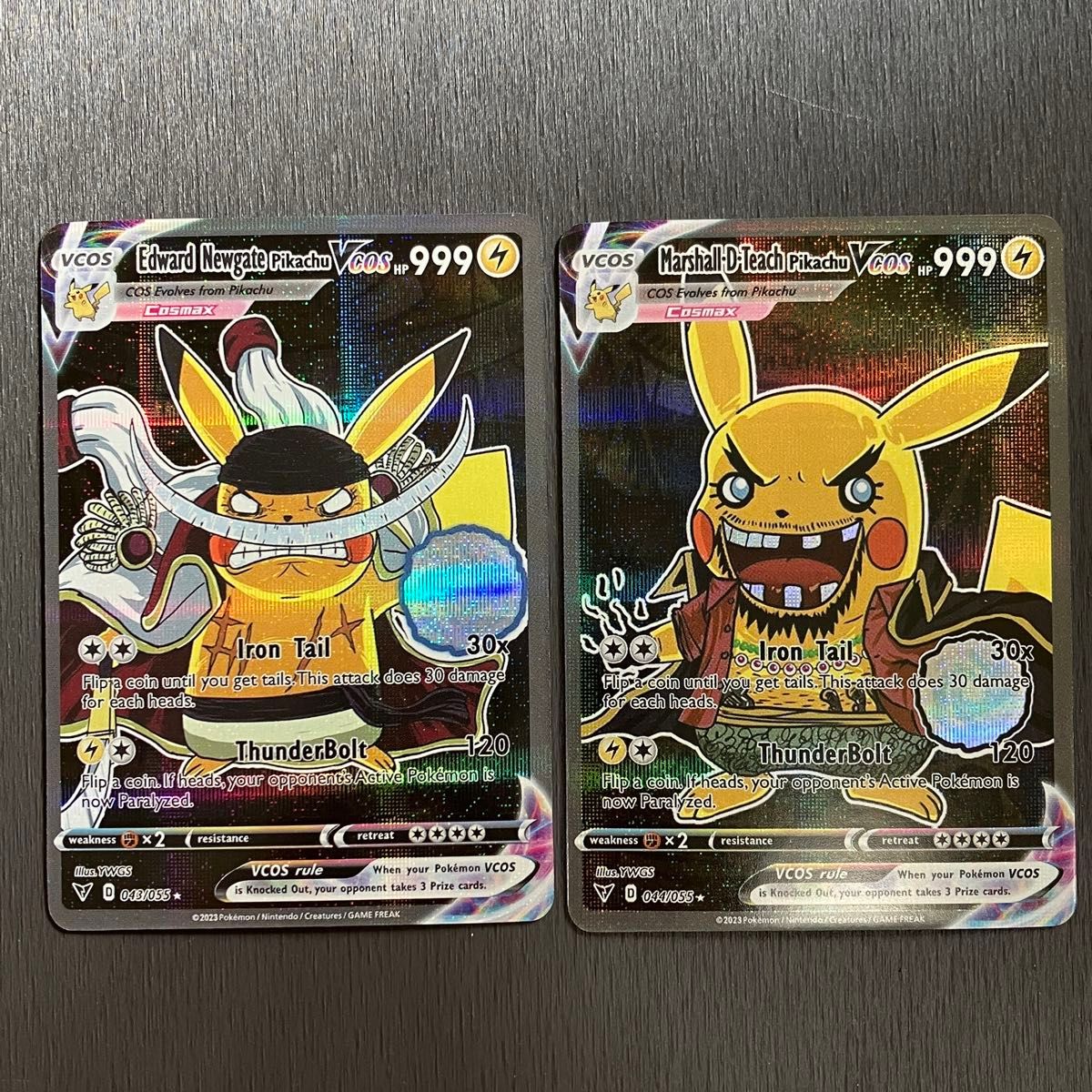 ポケモンカード 白ひげ 黒ひげ ワンピース ピカチュウ 海外版 2 ポケモンカード 白ひげ 黒ひげ ワンピース ピカチュウ 海外版 2