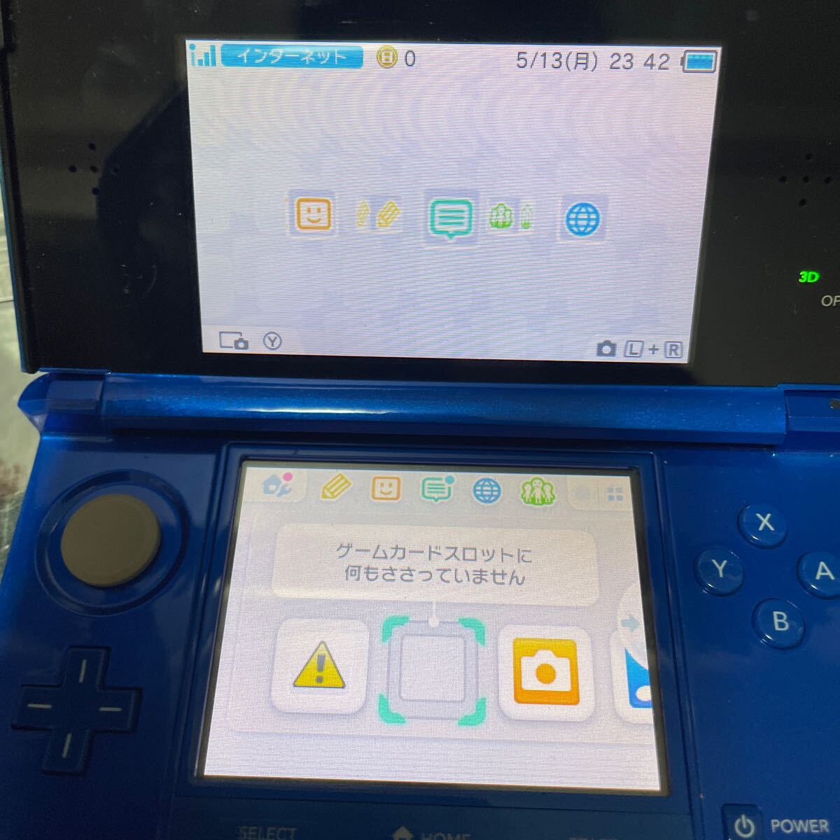 任天堂 Nintendo 3DS ブルー ニンテンドー3DS ニンテンドー NINTENDO _画像2