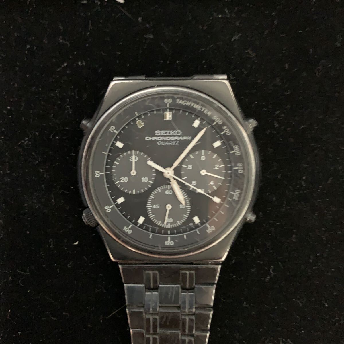 SEIKO セイコー 腕時計 クォーツ 7A28-7110 SPEEDMASTER 初代 スピードマスター 不動品 クロノグラフ _画像1